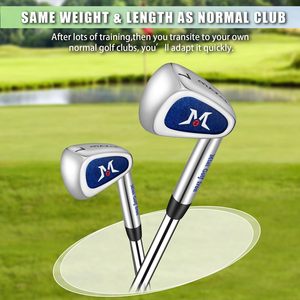 Mini Palo de Golf <span class=keywords><strong>MAZEL</strong></span>, Cabeza de Hierro, para Entrenamiento de Swing - Product Image 2