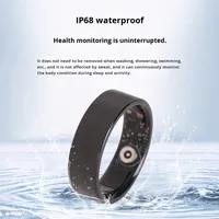 Nouvelle bague connectée KR3 2026 pour femmes et hommes, moniteur de fréquence cardiaque, de variabilité de la fréquence cardiaque (VFC) et de sommeil, étanche IP68, bague connectée fine, tracker d'activité physique, cadeau