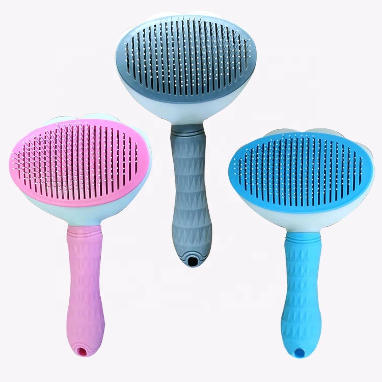 Pet Grooming Brush Self Cleaning Automatically