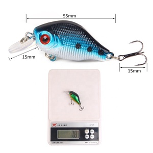 Flotante 5,5 cm/7,8g Minnow Crank Bait Cebos duros Señuelo de pesca Cebo artificial de plástico para lubina Pesca de agua dulce - Product Image 4