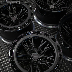 LSGZL OEM Custom Carbon Fiber 18-24 Inch pour BMW <span class=keywords><strong>Audi</strong></span> <span class=keywords><strong>S6</strong></span>/Ford pour Mustang Wheels Structure forgée Custom Color Decorative Parts - Product Image 2