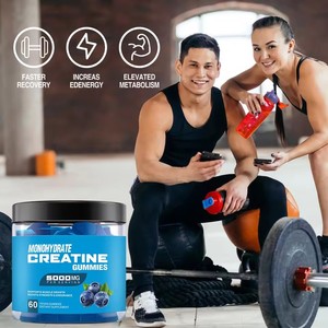 Gummies di Creatina Monoidrato Pre-Allenamento Sport Private Label OEM Energia Extra Forza Integratore da 5000mg per la Crescita Muscolare - Product Image 4