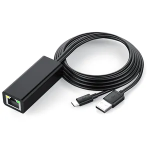 Ethernet Adapter Usb 2.0 Naar Rj45 Micro Usb Netwerkkaart Voor Google Chromecast 2 Ultra Audio Tv Stick
