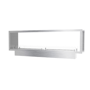 1800Mm Hai Mặt Được Xây Dựng Trong Điện Bio Flame TV Đứng Treo Tường Lò Sưởi - Product Image 6