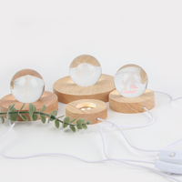 Lampe de chevet LED cylindrique en bois à intensité tactile, rechargeable par USB, moderne, DIY, pour chambre à coucher, ambiance, cadeaux de bienvenue