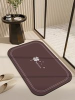 Tapis de haute qualité dans la salle de bain tapis de diatomées pour douche anti-moisissure avec bain absorbant l'eau tapis absorbant l'eau diatomée