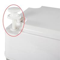 Accessoires de caravane Douche et toilette combinées portables en plastique pour camping-car 20L pour bateau remorque salle de bain