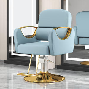 Nueva Silla de Barbería Reclinable Negra con Estructura de Acero Inoxidable y Asiento de Cuero para Uso Escolar y Comercial - Product Image 5