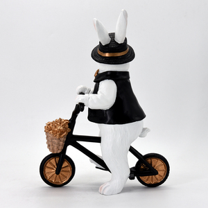 Fête de pâques Décorations Animalières Uniques <span class=keywords><strong>Lapin</strong></span> Sculpture Enfants Chambre Décoration <span class=keywords><strong>Accessoire</strong></span> - Product Image 5