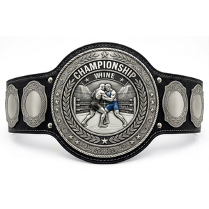 Ceinture de lutte Champion professionnelle en cuir véritable pour MMA, Jiu-Jitsu, Judo, personnalisable, respirante, unisexe, poids lourd - Product Image 2