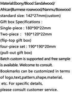 Marcadores de madera cortados con láser de alta calidad, accesorios de lectura en relieve Vintage clásicos, marcas de <span class=keywords><strong>libro</strong></span> clásicas chinas personalizadas - Product Image 6