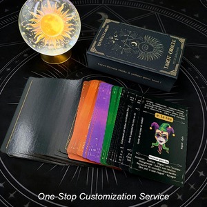 <span class=keywords><strong>Cartas</strong></span> <span class=keywords><strong>de</strong></span> Tarot con Borde Dorado Personalizado, Exquisito Mazo <span class=keywords><strong>de</strong></span> Tarot con Lámina Dorada, <span class=keywords><strong>Cartas</strong></span> <span class=keywords><strong>de</strong></span> Oráculo para Adivinación, <span class=keywords><strong>Cartas</strong></span> Espirituales para <span class=keywords><strong>Lectura</strong></span> Mística - Product Image 4