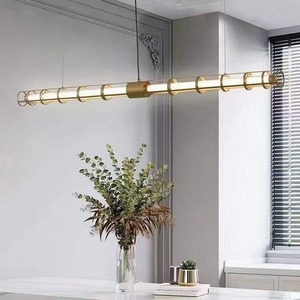 โคมไฟระย้า LED สไตล์มินิมอลหลังยุคใหม่ ดีไซน์สร้างสรรค์ไม่ซ้ำใคร เหมาะสำหรับสำนักงาน บาร์ เคาน์เตอร์ร้านอาหาร สไตล์นอร์ดิก - Product Image 5