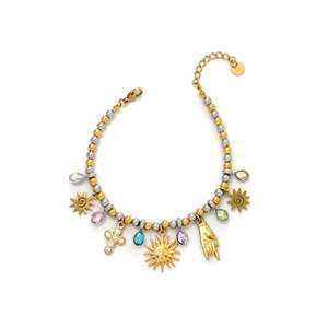 E395-B260-0299G สร้อยข้อมือประดับลูกปัดแฟชั่น - Product Image 1