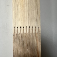 Lamelle de bois massif moderne écologique à joint de doigt, durable, pour le remplissage du cœur de porte