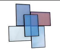Panneau de mur rideau en verre trempé isolant de haute qualité, couleur personnalisée, pour la construction de façades de bâtiments commerciaux