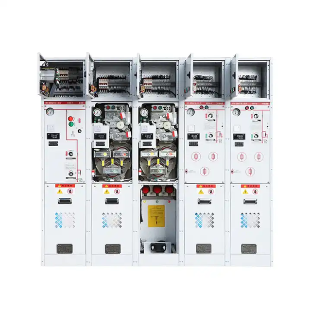 CNKEEYA MDB 10KV 630A High Voltage Distribution Cabinet SF6 Inflatable Steel Switchgear 12/24KV Rated Voltage