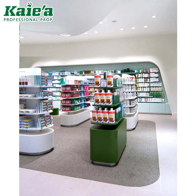 木製薬局医療店什器貿易薬局ショーケース棚| Alibaba.com