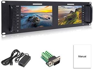 FEELWORLD D71พลัส4K UHD แร็คเมาท์กล้องมอนิเตอร์สำหรับออกอากาศ B2B โรงงานโดยตรง7นิ้วอินพุต <span class=keywords><strong>HDMI</strong></span>/SDI ความสว่างสูง - Product Image 6