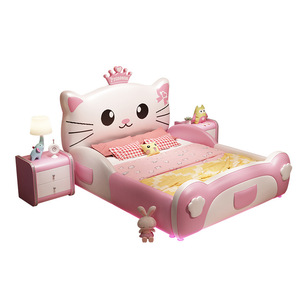 Letto per Bambini con Scivolo Singolo Doppio Set Letti per Bambini e Ragazze Camera da Letto <span class=keywords><strong>Lettino</strong></span> Neonato in Legno Moderno Ingrosso Personalizzato <span class=keywords><strong>Dimensioni</strong></span> Queen e King Size - Product Image 5