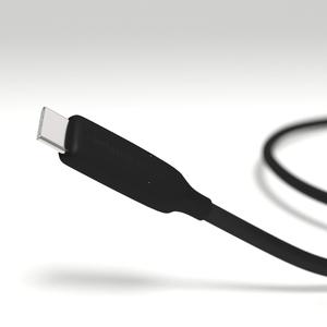 Cavo USB-C 3.1 Gen <span class=keywords><strong>2</strong></span> per Ricarica Rapida, Alta Velocità 10GBPS, 3 Piedi, Nero, TPE PVC con Rivestimento in Alluminio per Computer, Scanner di Codici a Barre, Smartwatch - Product Image 2