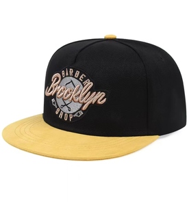 Casquette Snapback brodée Brooklyn Barber Shop, casquette de baseball vintage à visière plate, streetwear hip hop, casquette de barbier - Product Image 4