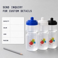 Bouteille d'eau sport personnalisée à faible MOQ avec logo, impression sérigraphique, marque privée, fabricant OEM pour la gym et les événements d'équipe