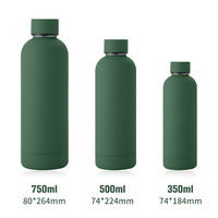Bouteille isotherme en acier inoxydable 304 de qualité supérieure, multicolore, anti-fuite, isolation sous vide, maintien au chaud de 6 à 12 heures, vente en gros