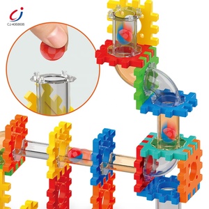 Chengji giáo dục tự lắp ráp khối xây dựng trượt bóng đường sắt đồ chơi đá cẩm thạch chạy trò chơi mê cung bóng theo dõi Xây Dựng Bộ - Product Image 3