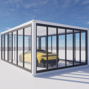 <span class=keywords><strong>Precio</strong></span> barato Villas modulares Oficina prefabricada Una casa de Marco Muestra prefabricada de 3 dormitorios Casa prefabricada 2 Garaje - Product Image 1