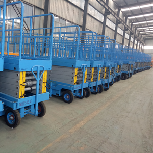 छोटे उठाने वाले प्लेटफॉर्म इलेक्ट्रिक कैंची लिफ्ट 4-18 मीटर हवाई प्लेटफॉर्म स्काईलिफ्ट मोबाइल लिफ्टर मचान हाइड्रोलिक कैंची लिफ्ट - Product Image 4