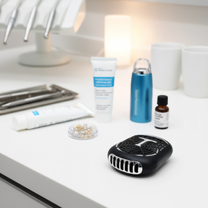 Handheld Plastic <b>Electric</b> Fan Teeth Dryer & Whitening <b>Kit</b> Accessories-Portable - Product Image 2
