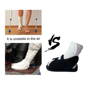 Zapatos de yeso ajustables para rehabilitación de fracturas, con absorción de impactos, para pies hinchados o rotos, venta al por mayor - Product Image 6