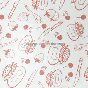 Liner kulkas untuk rak, lemari es anti selip, penyerap air kulkas, motif buah sayuran, untuk rak kaca, Laci dapur - Product Image 3