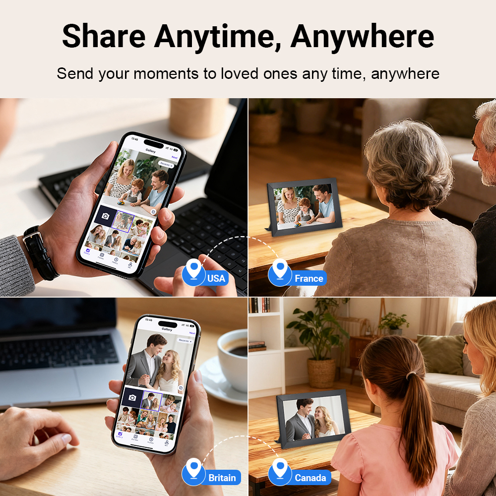 digital picture frame wifi