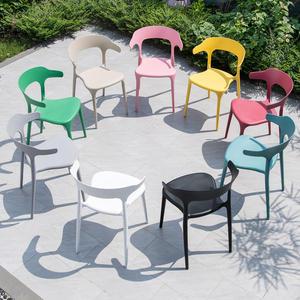 Modern Plastic Dining <b>Chair</b> with Solid Back – <b>Stackable</b> PP <b>Chair</b> for Commercial Use - Product Image 6