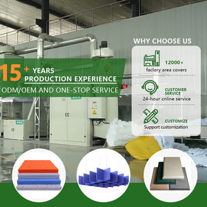 لوحة امتصاص الصوت في السقف الصوتي الأخضر 60*60 مقاومة للحيوان الأليف ألواح معلقة معلقة - Product Image 6