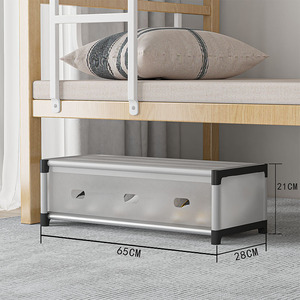 Zapatero de Metal de hierro a prueba de polvo, diseño desmontable de plástico PP, estilo moderno y sencillo, almacenamiento de cinco capas para vivir - Product Image 2