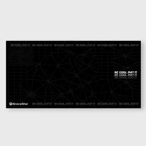Tapis de souris de jeu GravaStar, grand format, esthétique science-fiction, tapis de bureau, glisse fluide haute précision, base en caoutchouc antidérapante pour les joueurs - Product Image 1