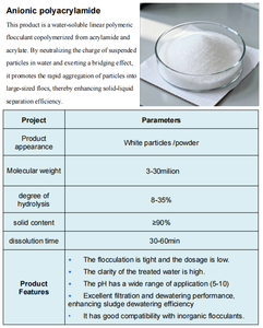 80 ° C Temperaturbeständige APAM-Granulate - Molekulargewicht 30000000 für Frakturierung Klares Wasser Abwasser TOR - Product Image 3