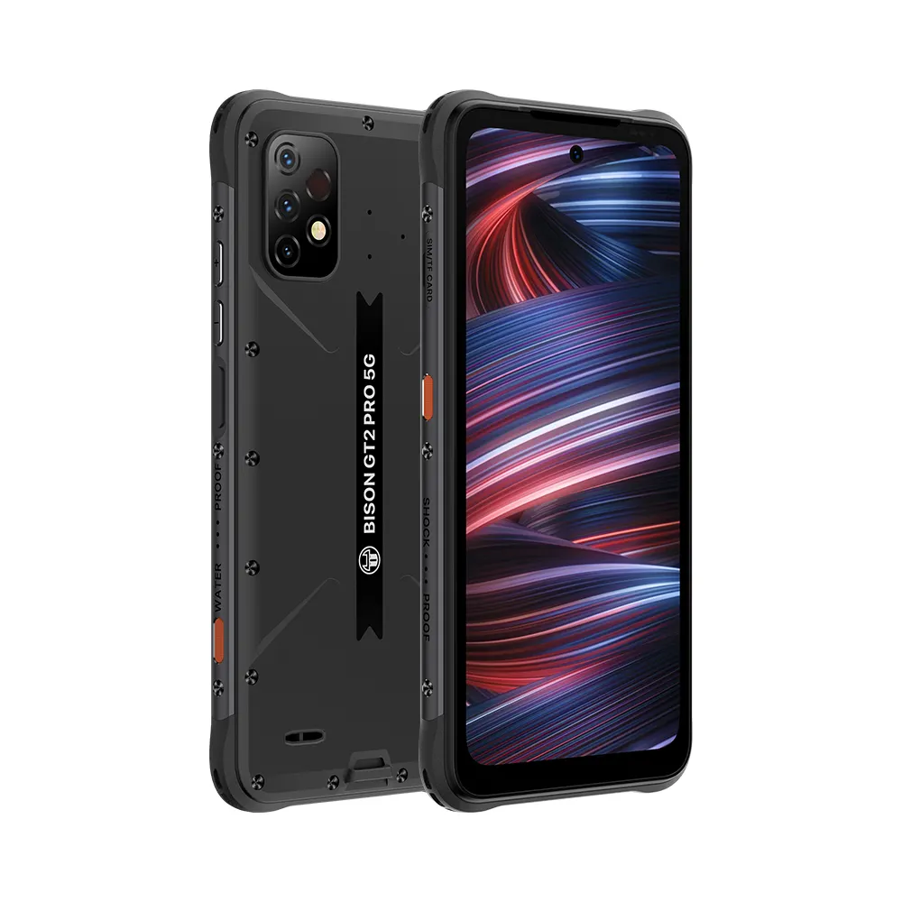 Conception chaude UMIDIGI BISON GT2 5G téléphone robuste 64MP caméra 8 Go + 128 Go 6150mAh, identification par empreinte digitale, smartphone 6.5 pouces