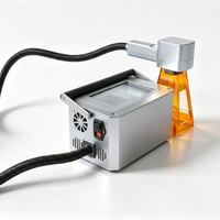 Machine de marquage laser à fibre portable 30W 50W, graveur laser portatif pour métal, quincaillerie, tuyaux, codes QR, gravure permanente