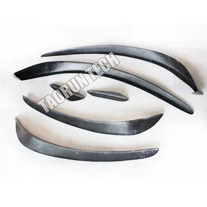 Ailerons latéraux de pare-chocs avant en fibre de carbone pour Benz W117 CLA180 CLA200 CLA250 CLA45 <span class=keywords><strong>AMG</strong></span> Sport Bumper 13 - 15 - Product Image 2
