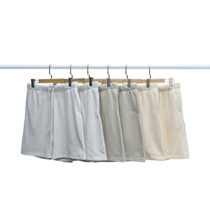 Shorts de sport pour adultes 380gsm de haute qualité 69% coton31% polyester garçons shorts vierges d'été logo personnalisé conception personnalisée - Product Image 2