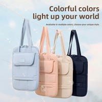 Bolso para Portátil de Poliéster Acolchado de 15 Pulgadas, Estilo Urbano y Sencillo, de un Solo Hombro, Portátil, de Venta Caliente