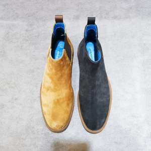 Botas Formales <span class=keywords><strong>de</strong></span> Invierno para Hombre, Estilo Chelsea, <span class=keywords><strong>de</strong></span> Gamuza, <span class=keywords><strong>con</strong></span> Cierre Deslizante y Suela Antideslizante - Product Image 3