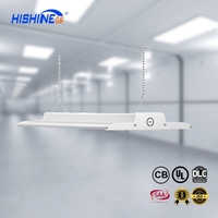 Hishine K9 250W LED a prueba de explosiones Lineal High Bay Light Aluminio anonizado 5 años de garantía IP20 clasificado regulable para almacenes