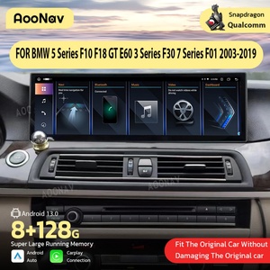 Radio para Auto de 14.9 Pulgadas para BMW Serie 5 F10 F18 GT E60 Serie 3 F30 Serie 7 F01 2003-2019, Reproductor Multimedia Android con GPS y Video - Product Image 2