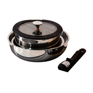 Có thể tháo rời xử lý thương mại cấp thép không gỉ bền Cookware Set Warp kháng cho sử dụng hàng ngày và nhà bếp - Product Image 1