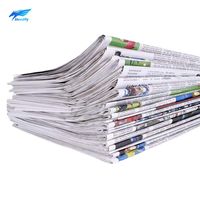 Papier journal double face 45-80 g/m² pour impression en ligne, grand rouleau jumbo pour utilisation en exposition